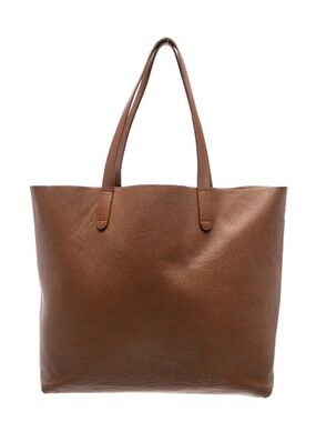 Cuyana Classic Brown Leather Tote - Spacious Women's Carryall